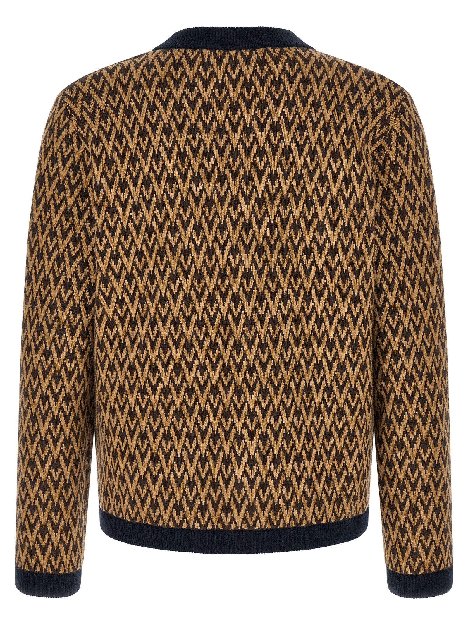 Valentino Garavani Multicolor Cashmere Men's Cardigan