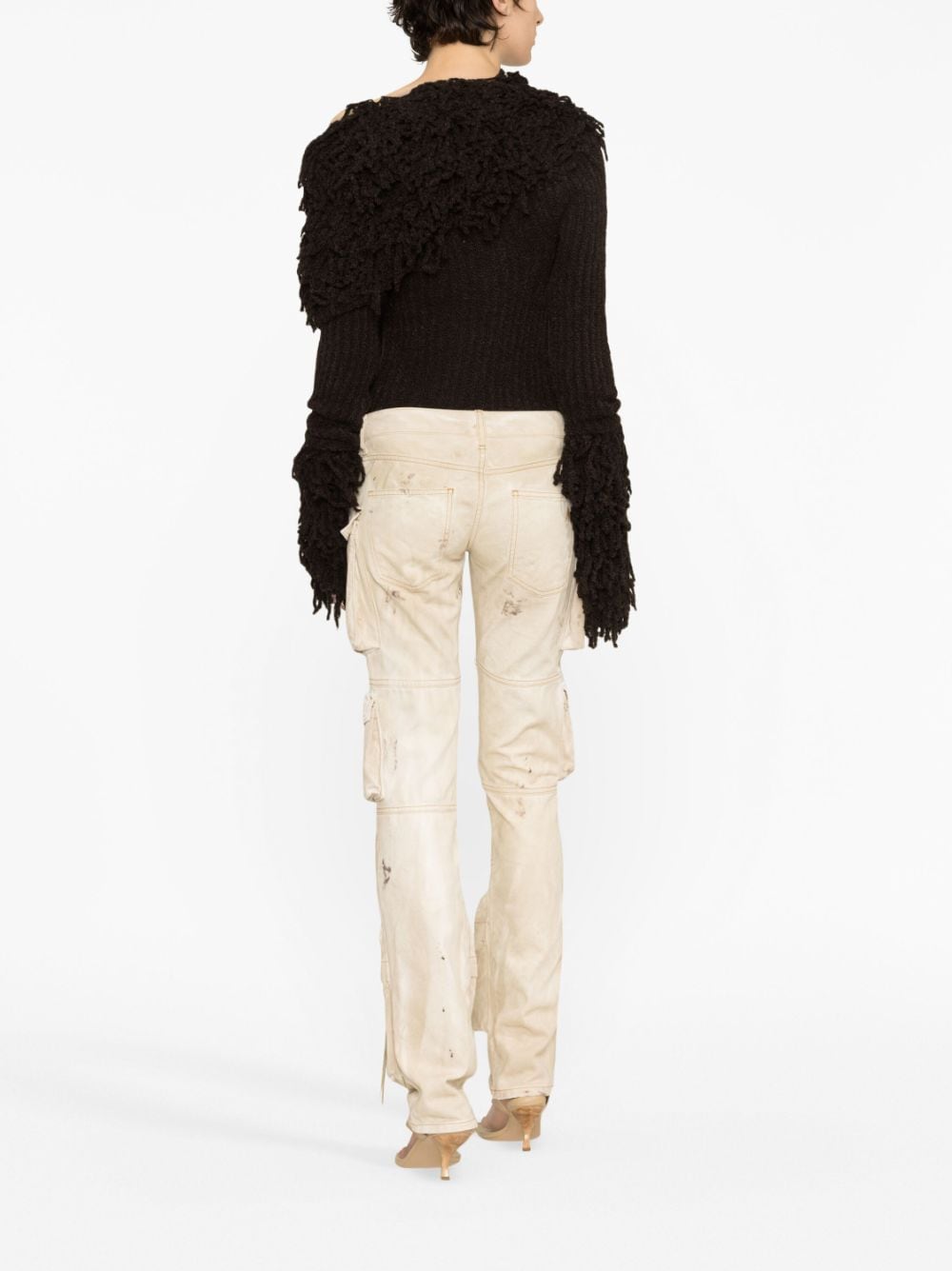 The Attico Women's Essie Cargo Denim Trousers
