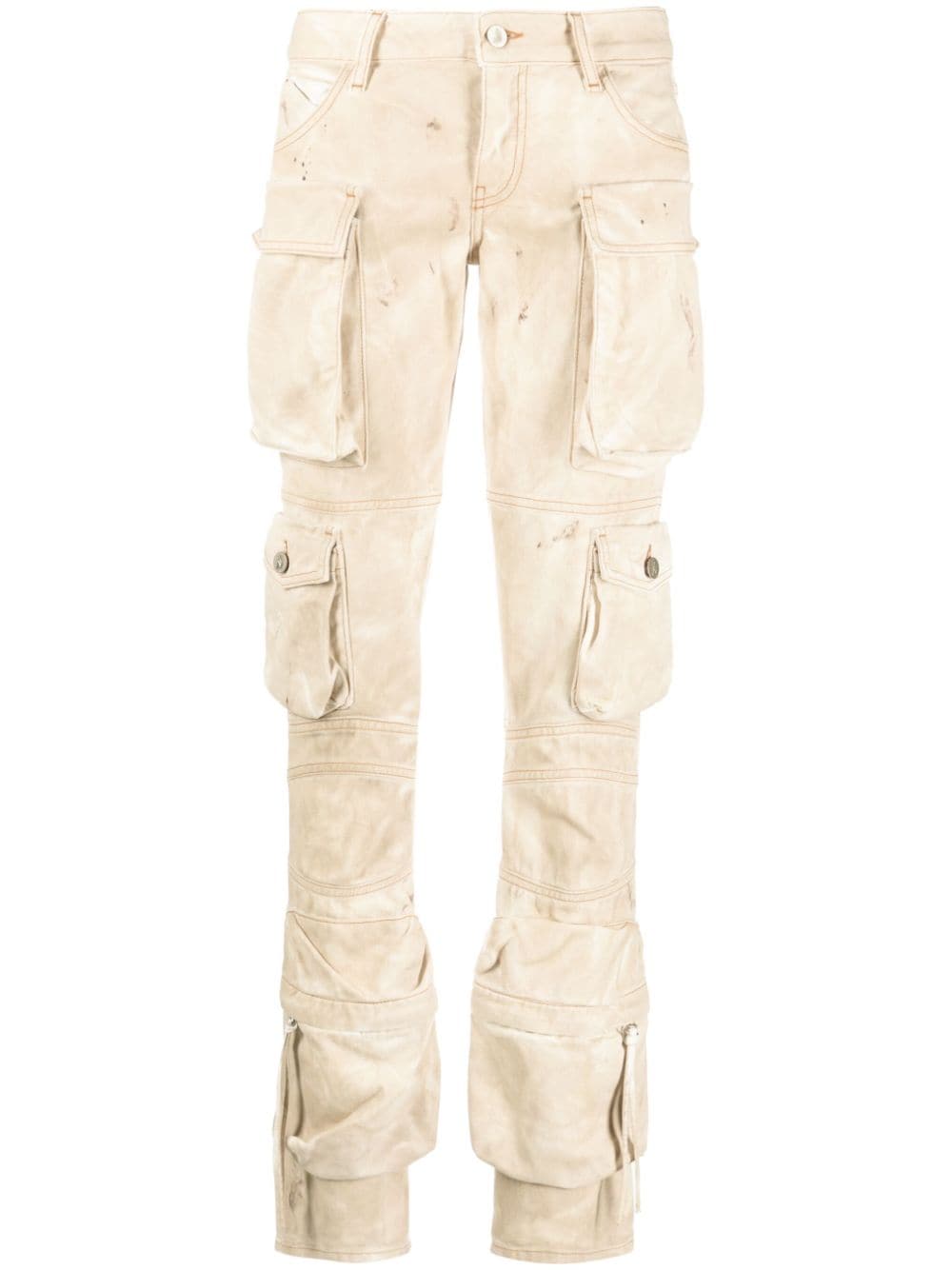 The Attico Women's Essie Cargo Denim Trousers