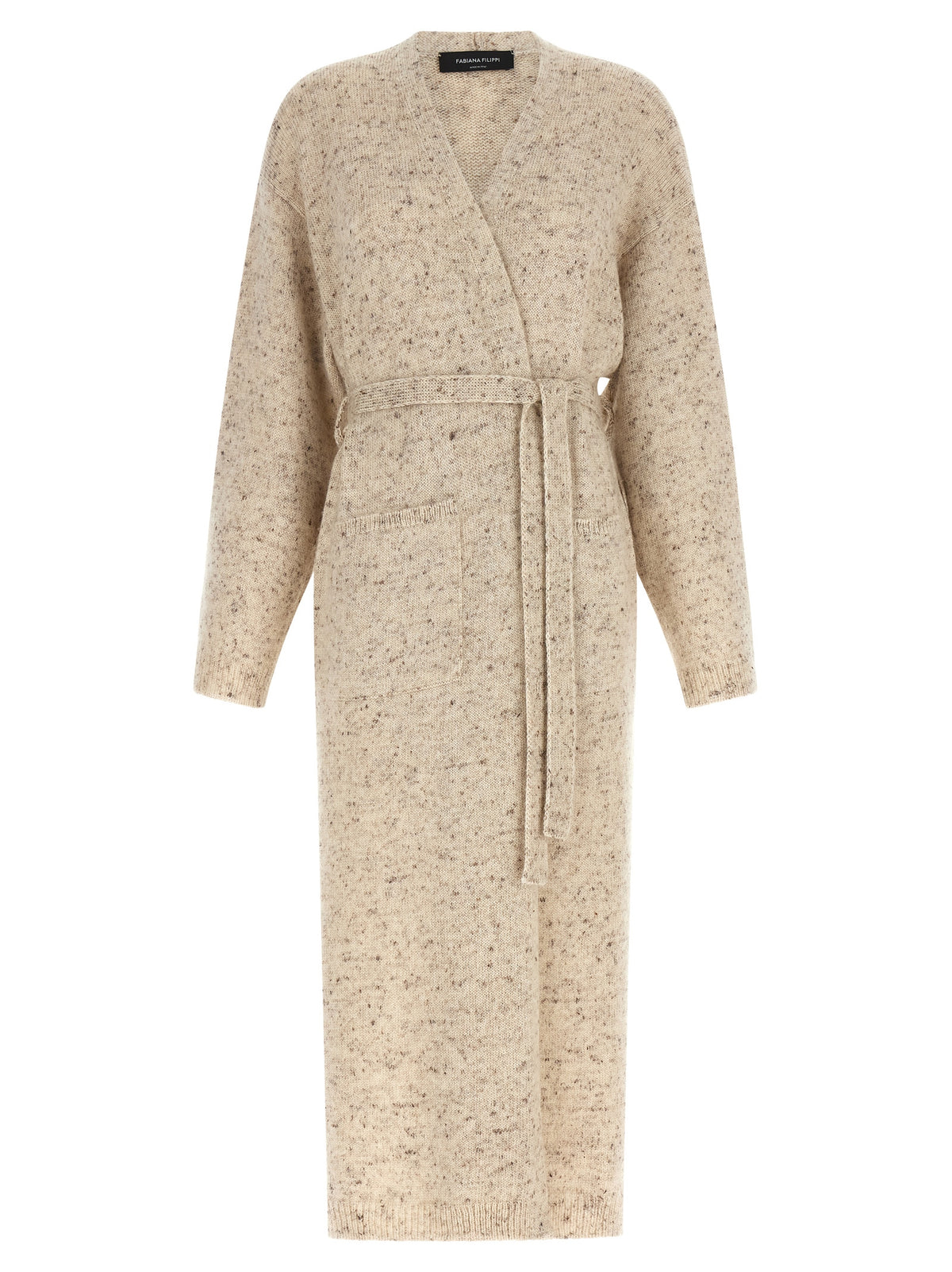 Fabiana Filippi Beige Wool Women's Cardigan