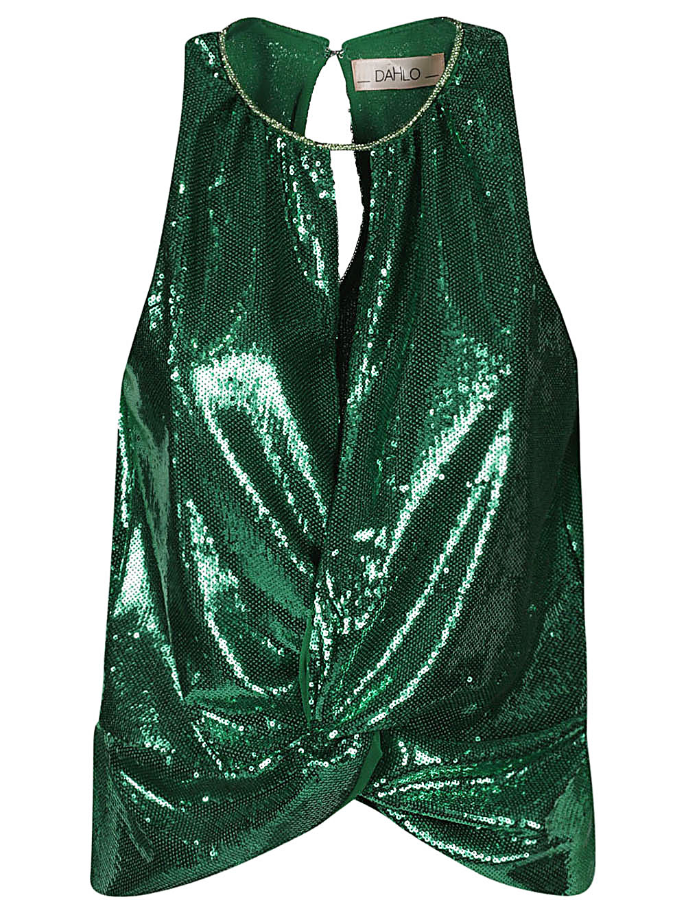 Dahlo Women's Sequin Cropped Top