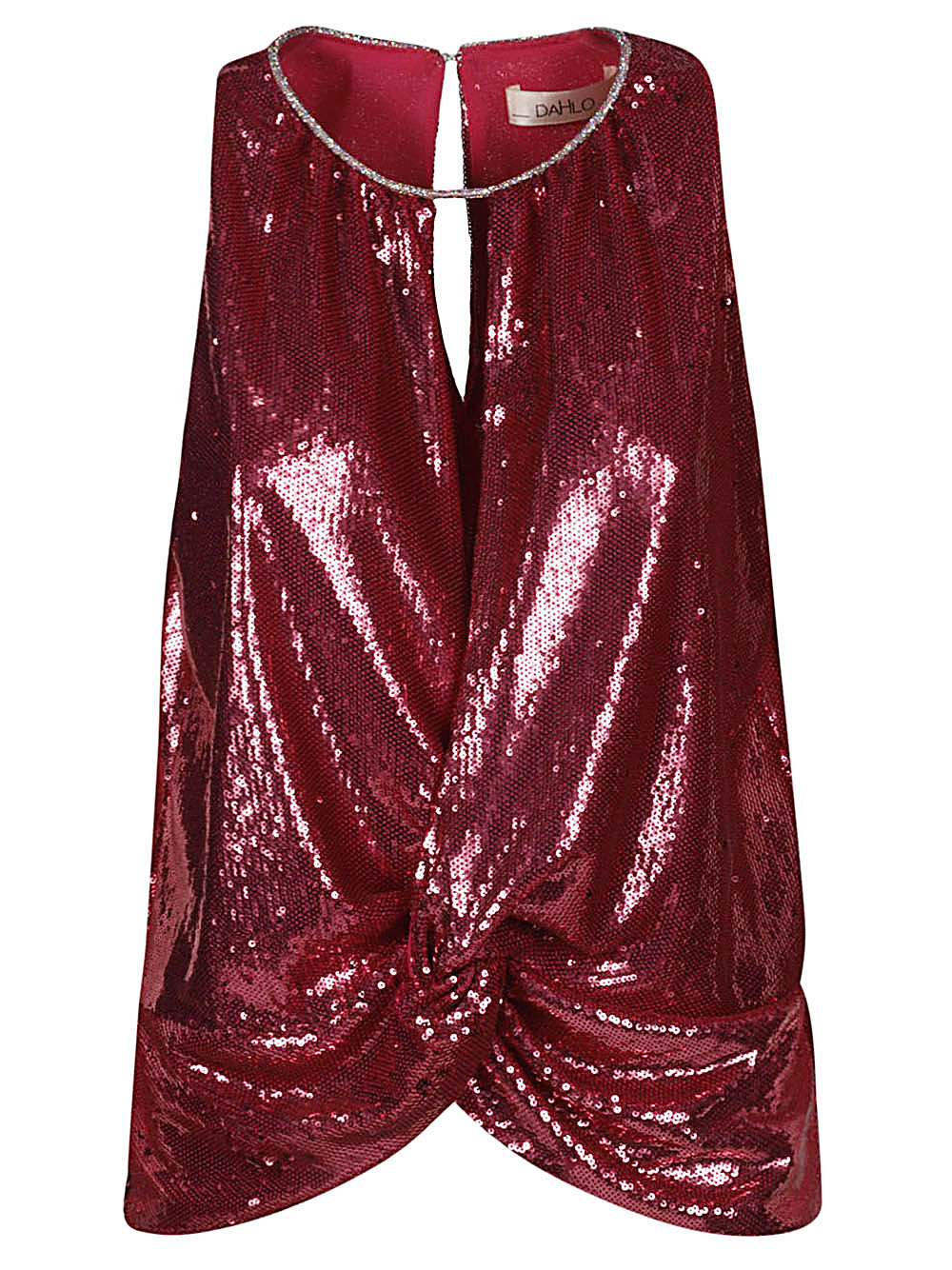 Dahlo Women's Sequin Cropped Top