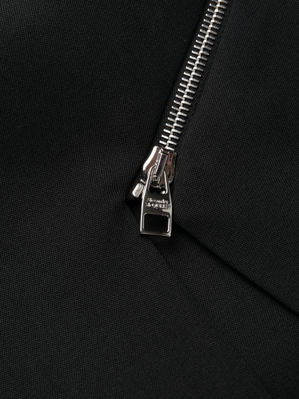 Alexander Mcqueen Women's Zip-Embellished Midi Dress