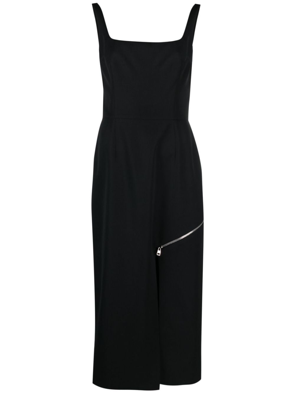Alexander Mcqueen Women's Zip-Embellished Midi Dress