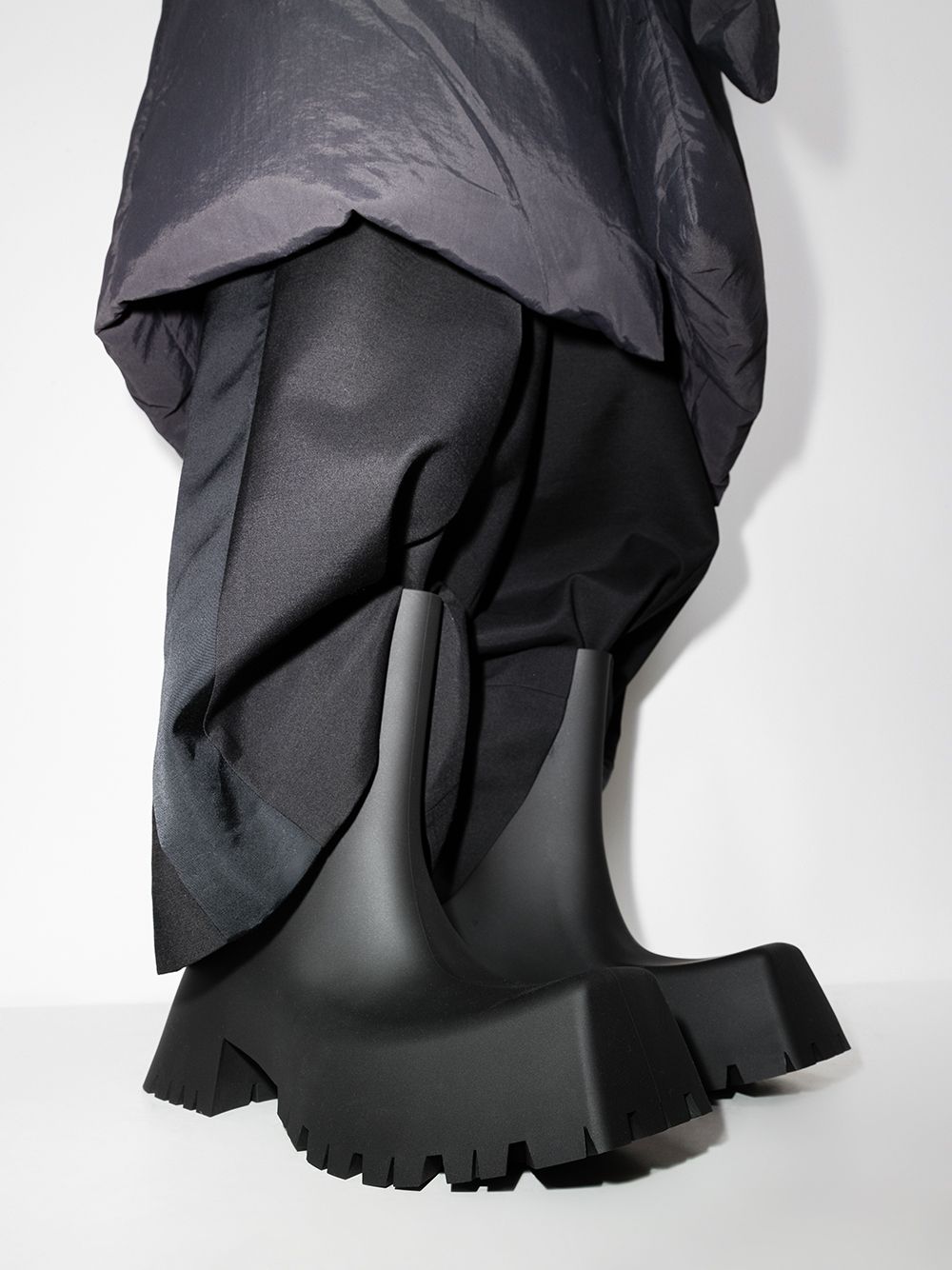 Balenciaga Men's Trooper Rubber Boots