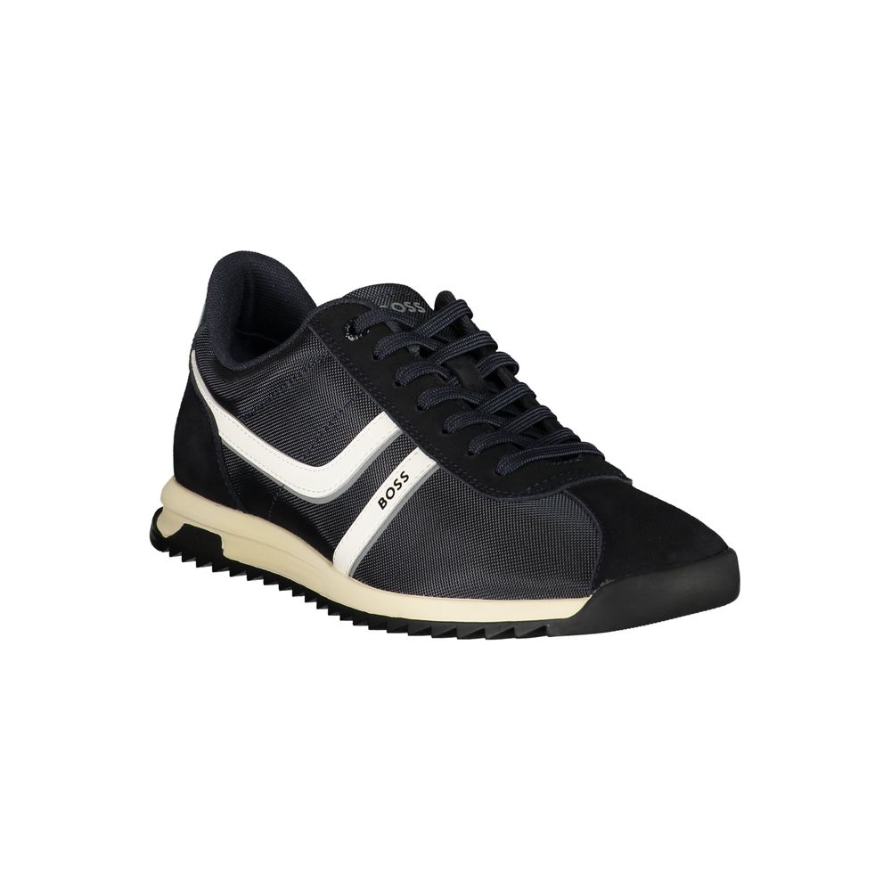 Hugo Boss Blue Polyurethane Men's Men's Sneaker