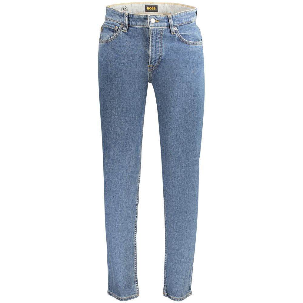 Hugo Boss Blue Cotton Men's Men's Jeans