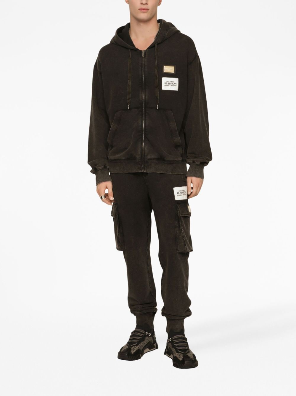 Dolce & Gabbana Men's Tailored Cargo With Logo Application