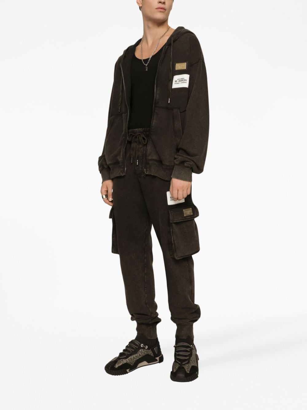 Dolce & Gabbana Men's Tailored Cargo With Logo Application
