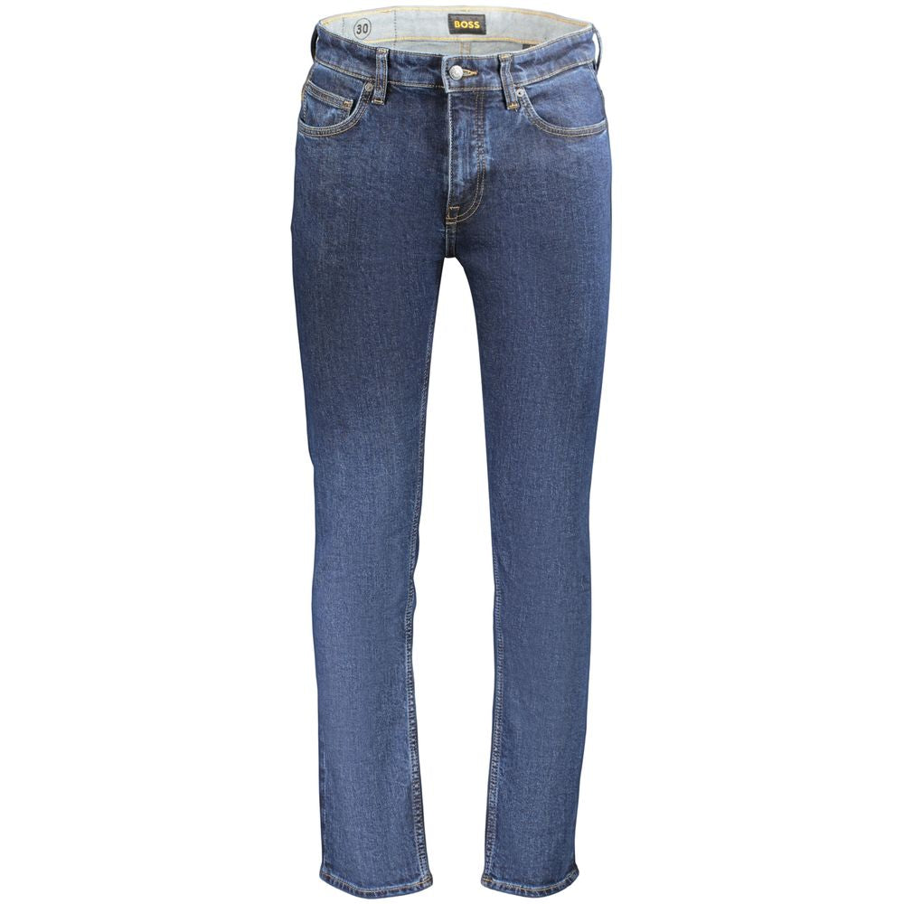 Hugo Boss Blue Cotton Men's Men's Jeans
