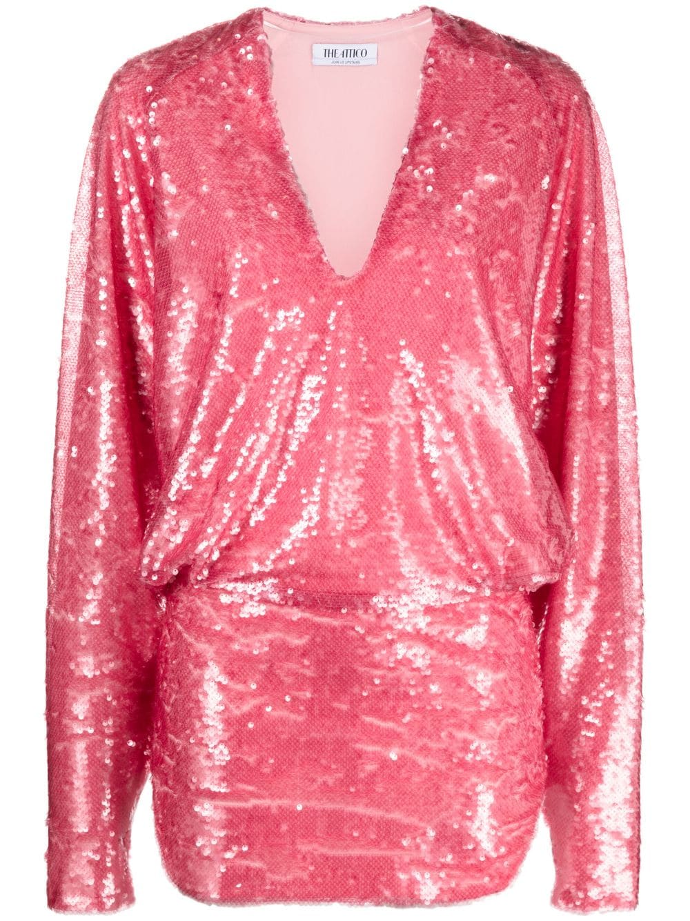 The Attico Women's Gael Sequined Mini Dress