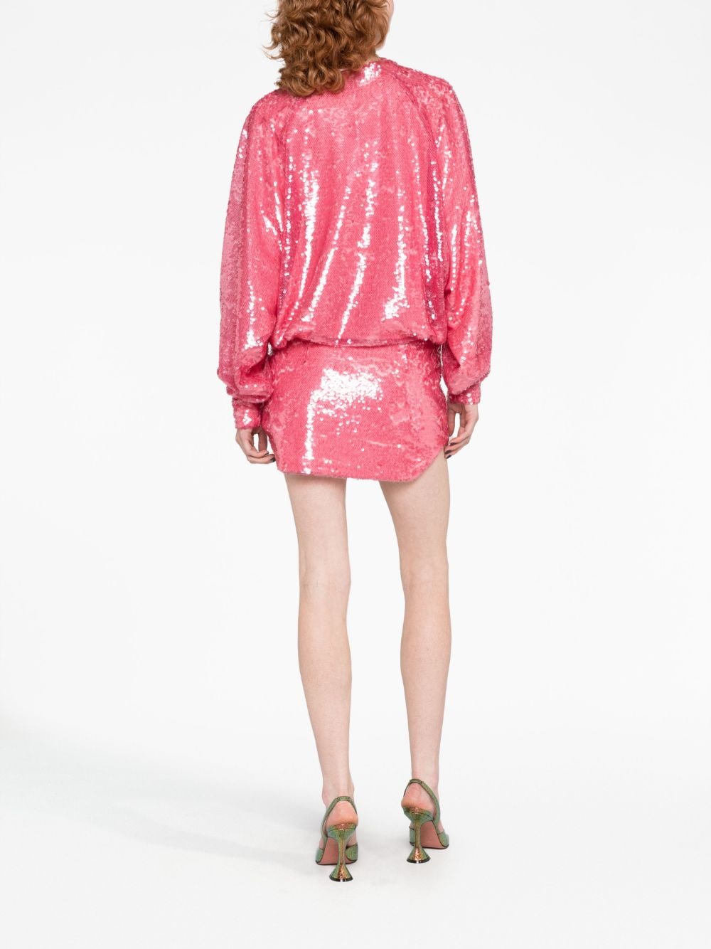 The Attico Women's Gael Sequined Mini Dress