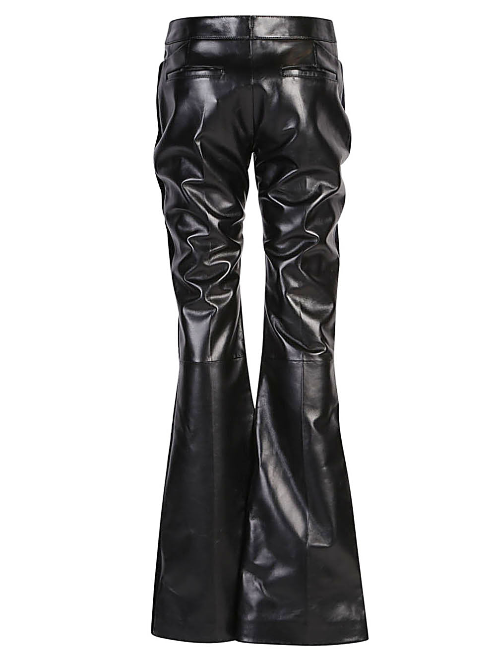 Tom Ford Women's Flared Leather And Velvet Trousers