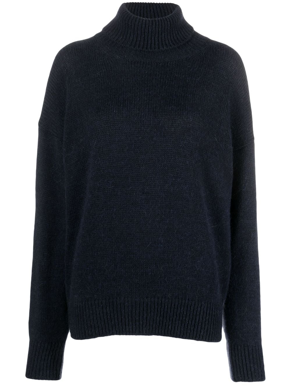 Alysi Women's Mohair Wool Turtleneck Sweater