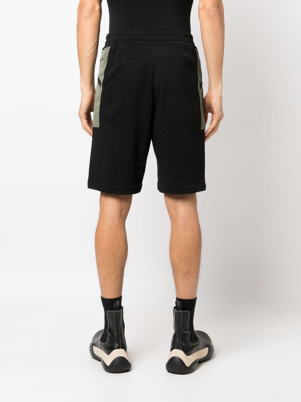 Alexander Mcqueen Men's Two-Tone Elasticated Track Shorts