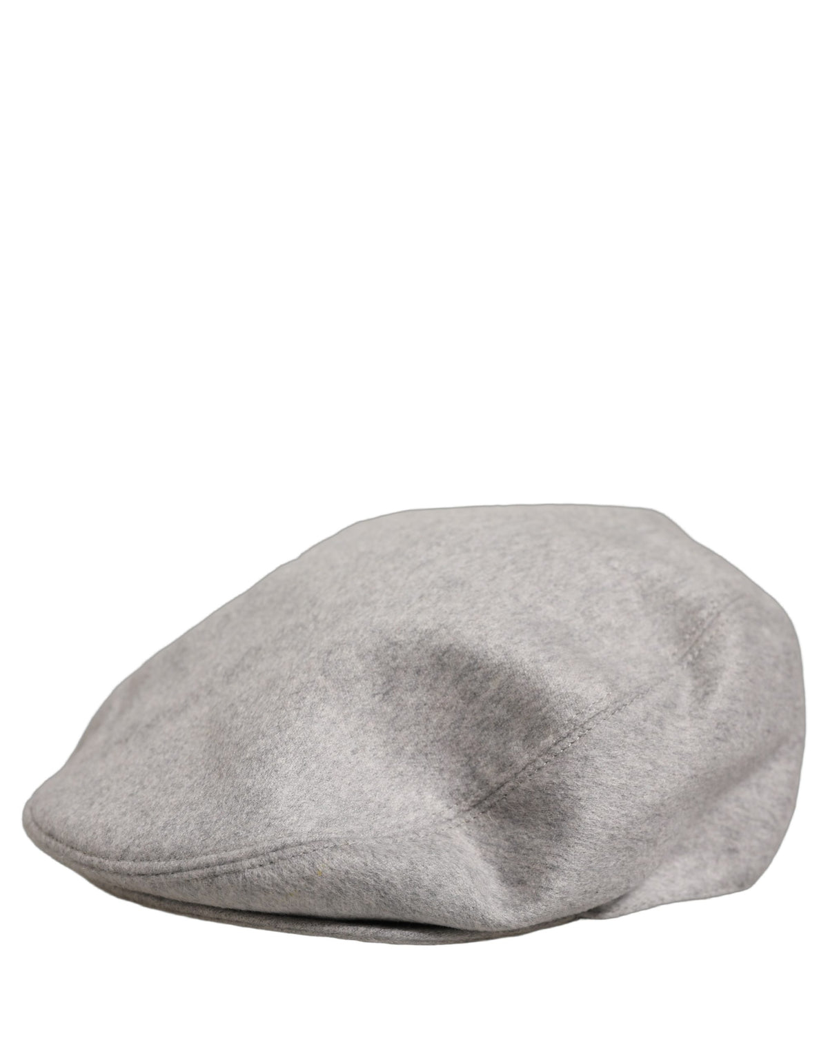 Dolce & Gabbana Men Light Grey Cashmere Newsboy Cabbie Cap Men's Hat