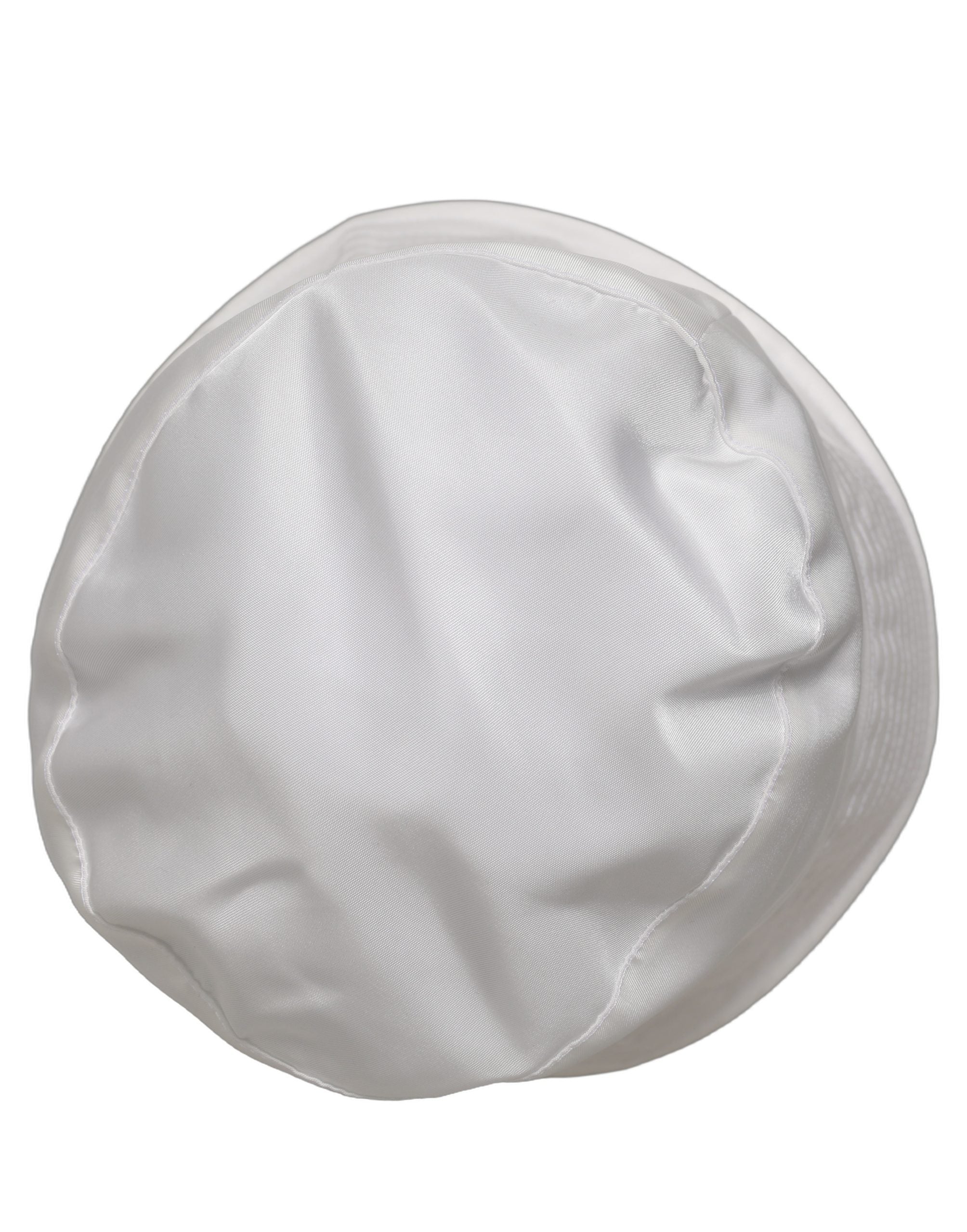 Dolce & Gabbana Men White Nylon Wide Brim Bucket Capello Men's Hat