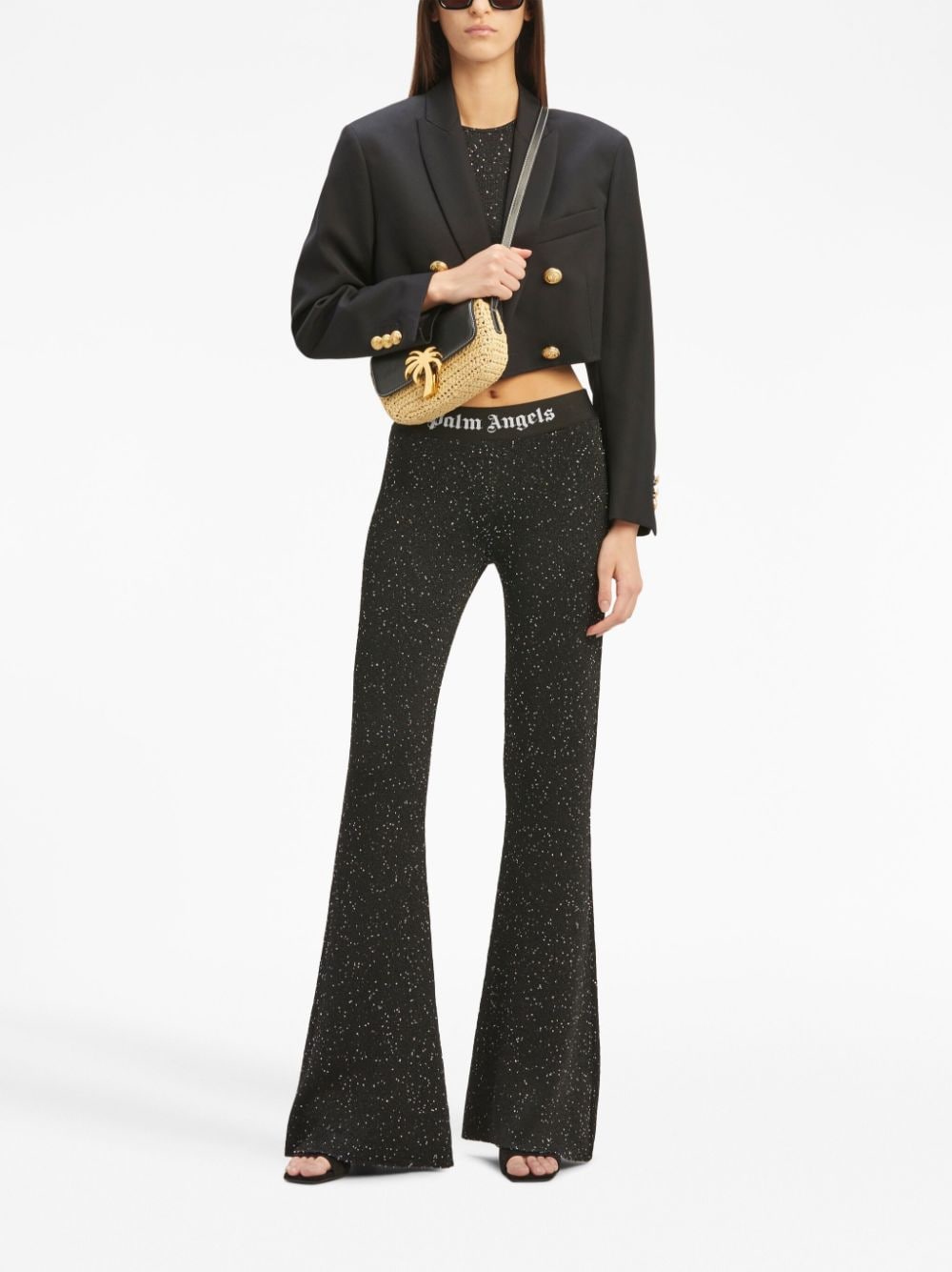 Palm Angels Women's Cropped Blazer