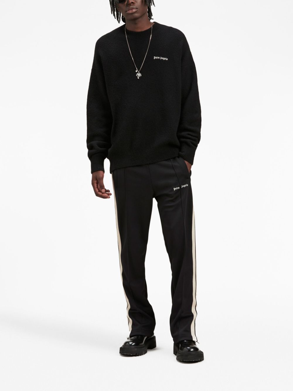 Palm Angels Men's Basic Logo Sweater
