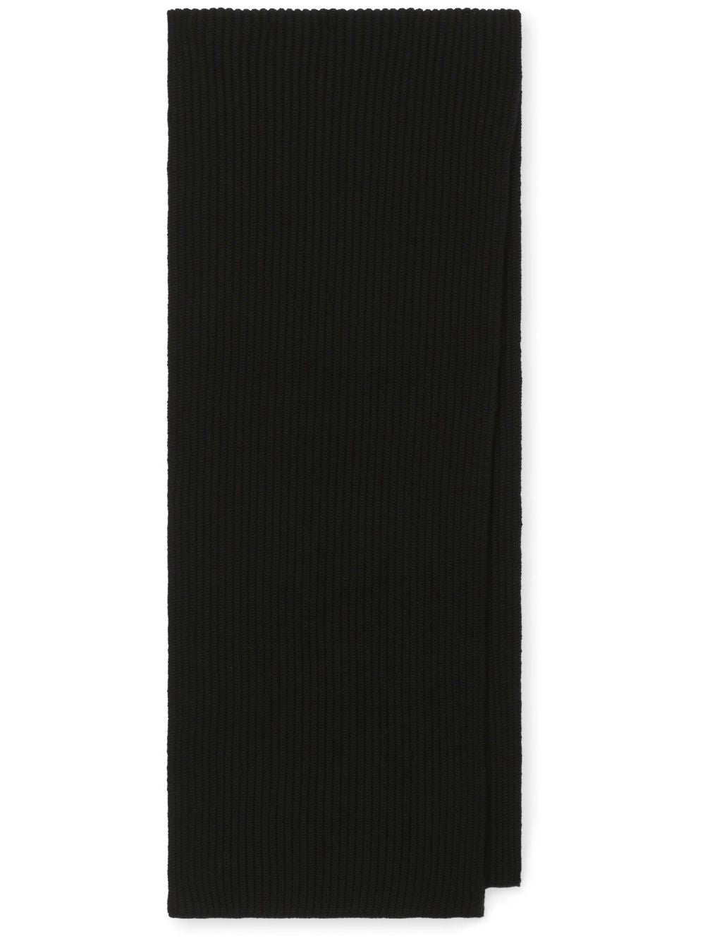 Dolce & Gabbana Men's Fisherman’S Rib Cashmere Scarf With Dg Logo