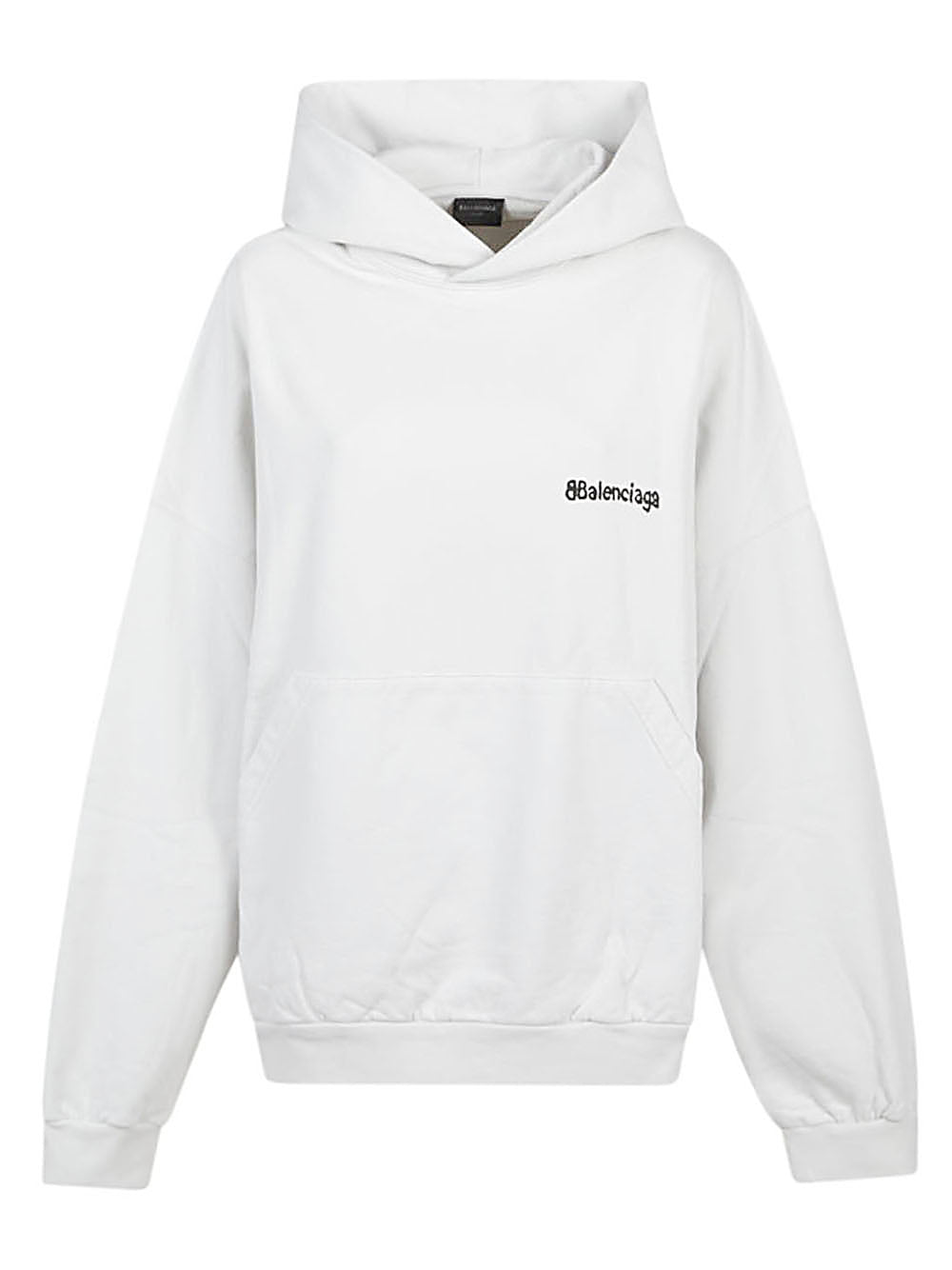 Balenciaga Women's Bb Corp Cotton Hoodie