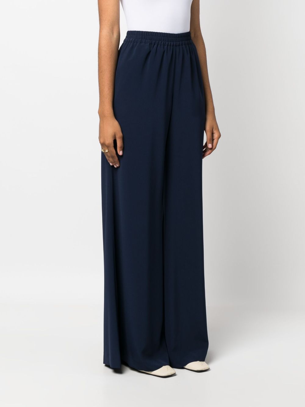Gianluca Capannolo Women's Satin Wide Leg Trousers