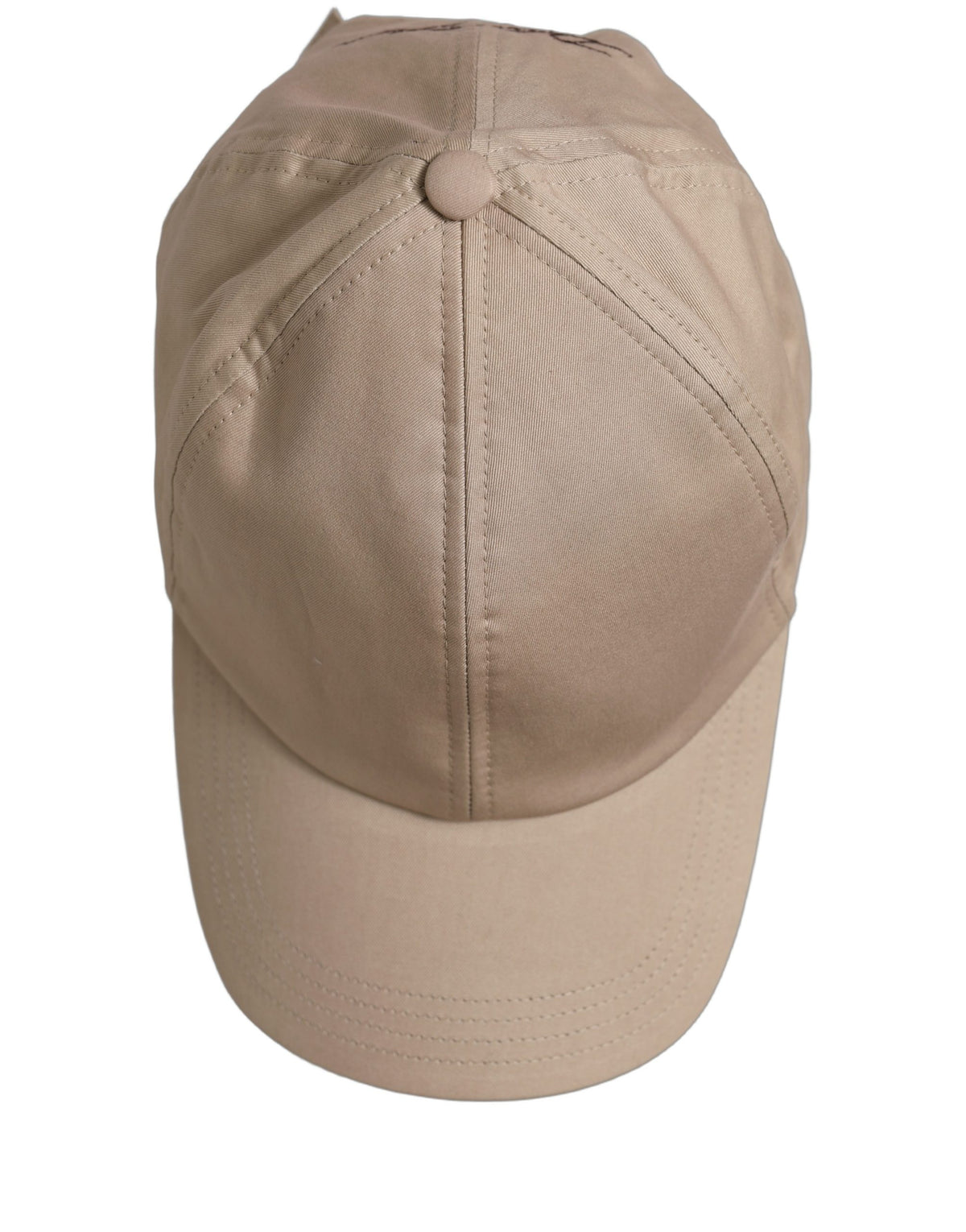 Dolce & Gabbana Men Beige Cotton Stretch Baseball Capello Men's Hat