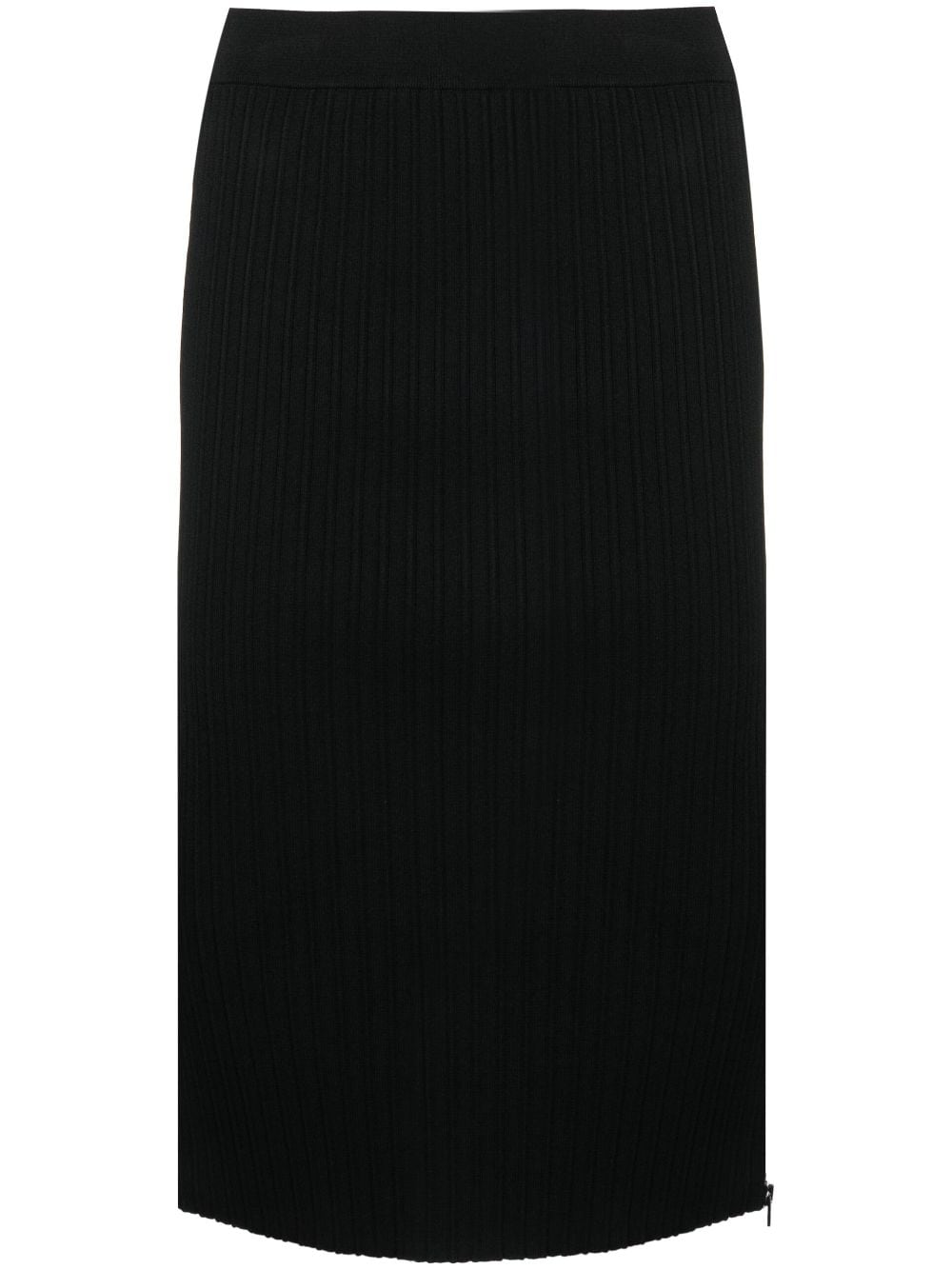 Tom Ford Women's Zipped Ribbed Silk Skirt