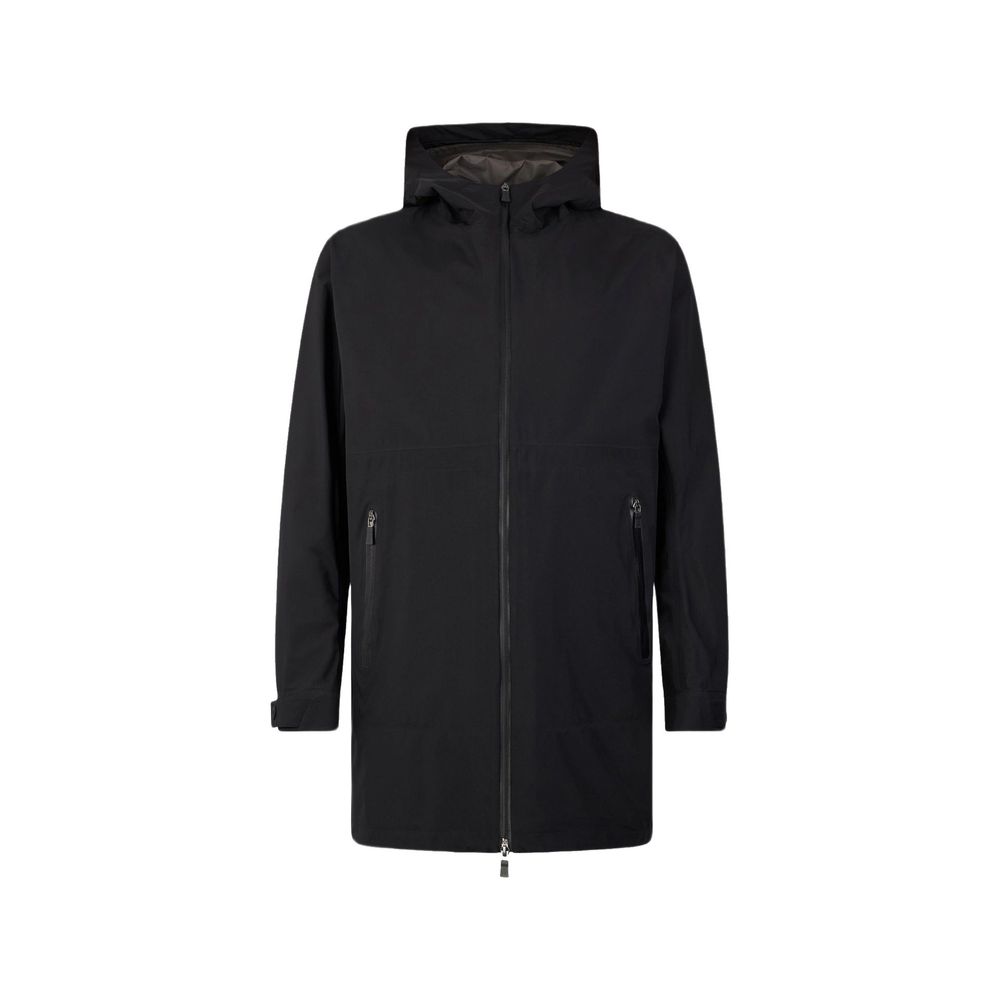 Herno Black Polyester Men's Coat