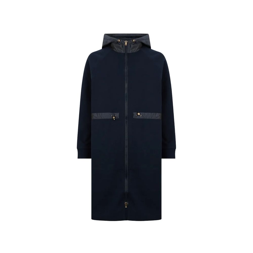 Herno Blue Cotton Women's Coat
