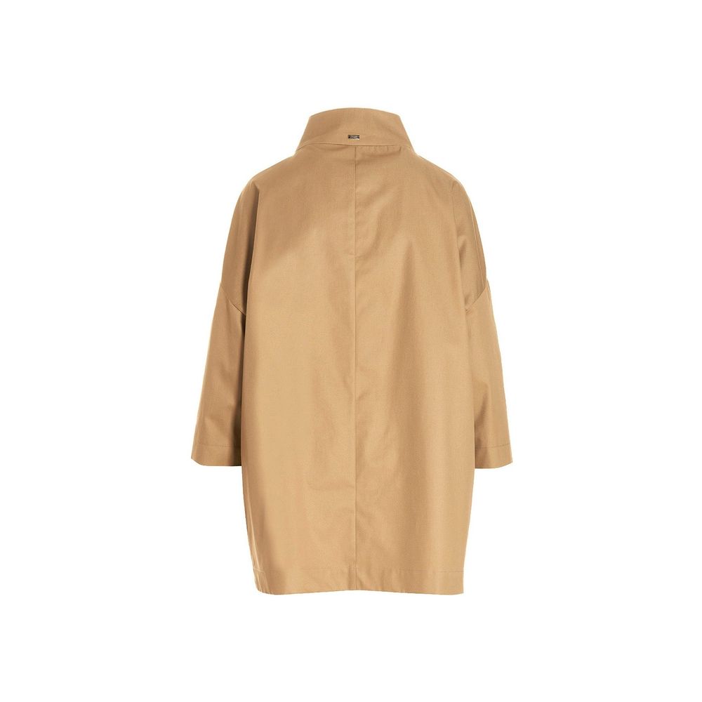 Herno Brown Cotton Women's Coat