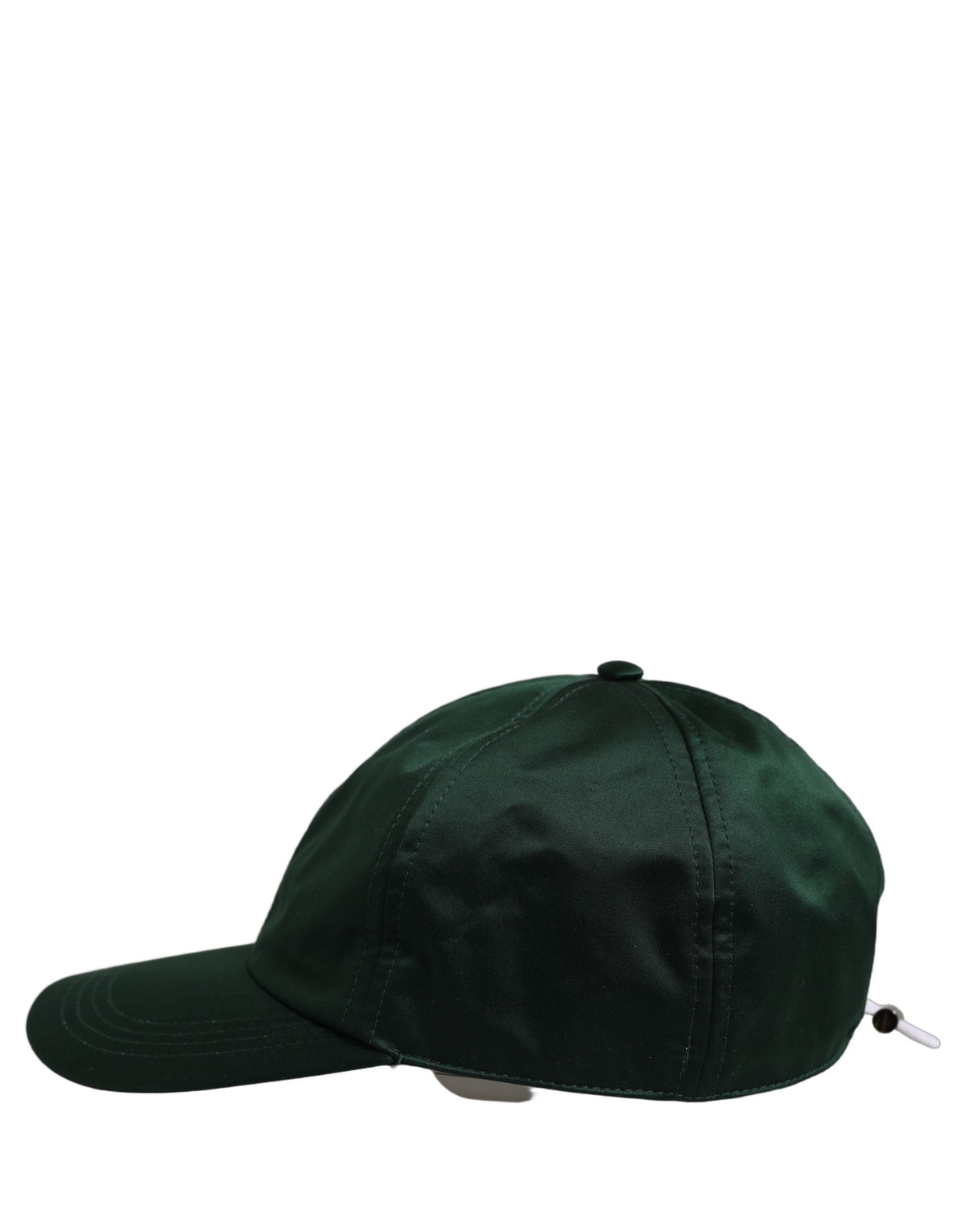 Dolce & Gabbana Men Deep Green Cotton Baseball Cap 6 Panels Men's Hat