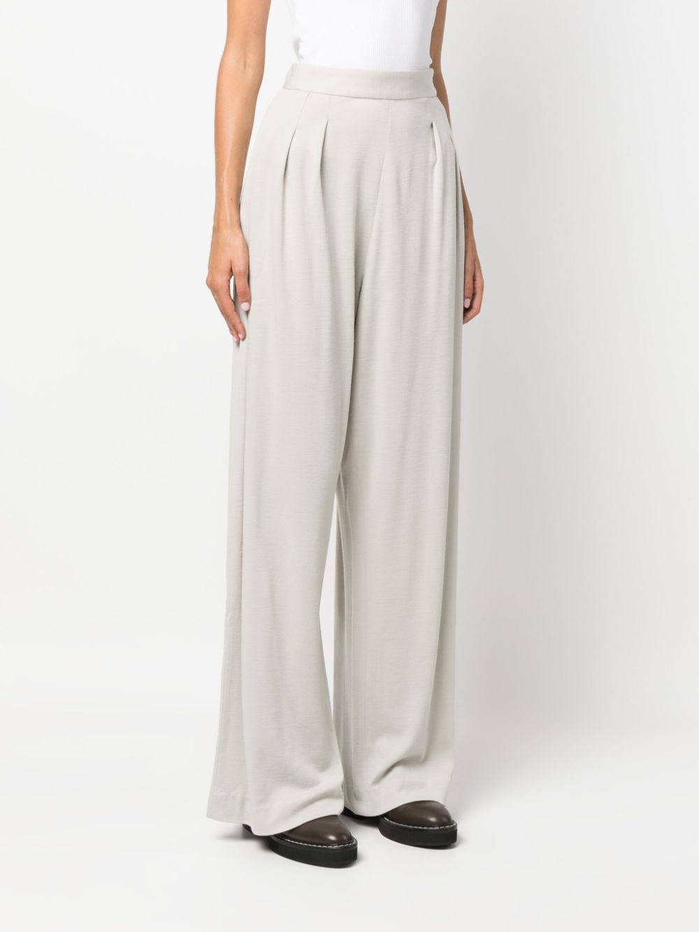 Fabiana Filippi Women's Wide Leg Wool Trousers