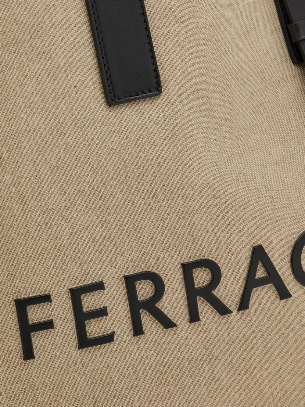 Ferragamo Men's Logo-Embossed Leather Tote Bag