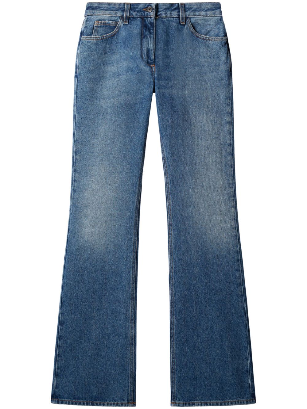 Off White Women's Mid-Rise Flared Jeans
