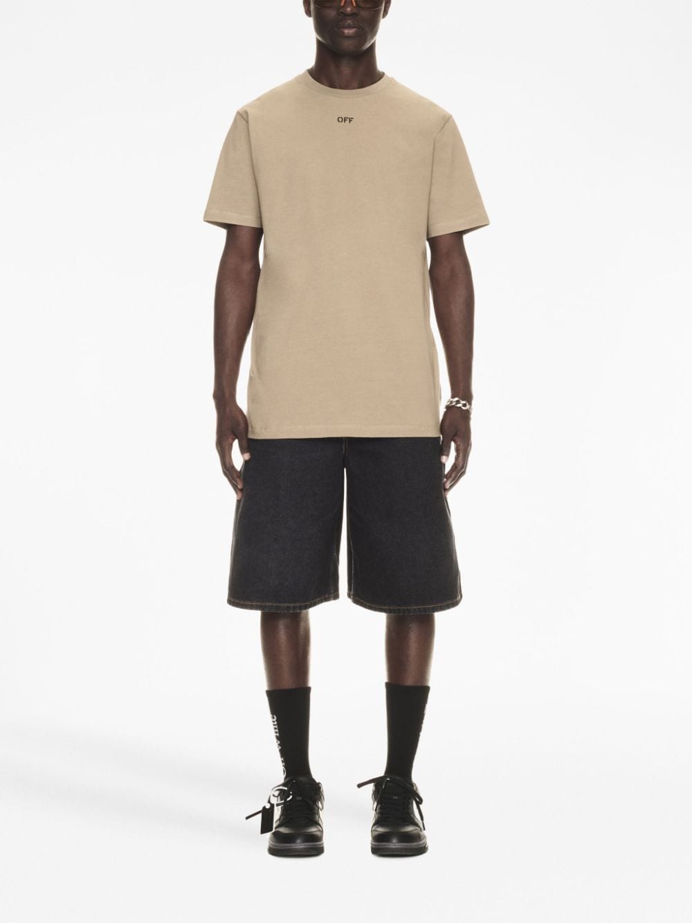 Off White Men's Logo Cotton T-Shirt