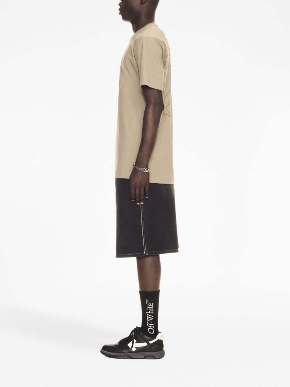 Off White Men's Logo Cotton T-Shirt