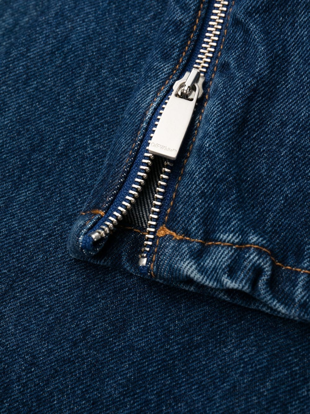 Off White Men's High-Waisted Straight Jeans