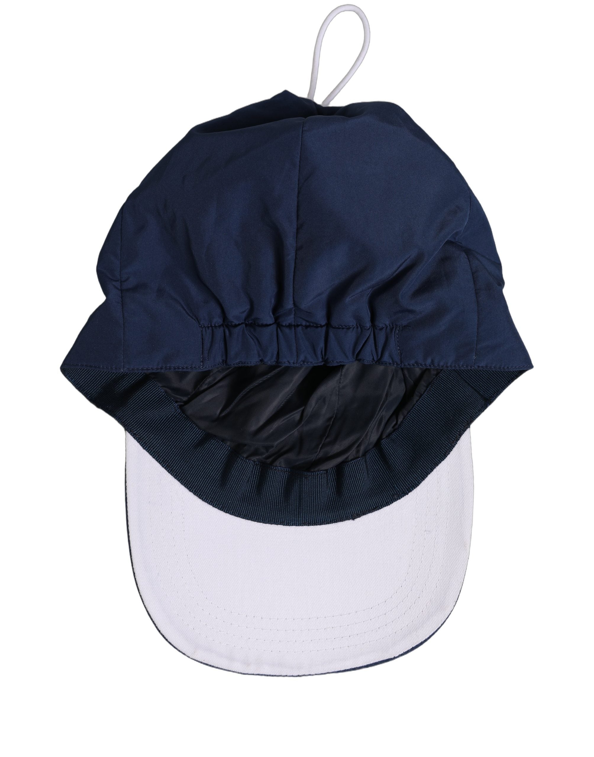 Dolce & Gabbana Men Navy Blue Polyester Baseball Capello Men's Hat