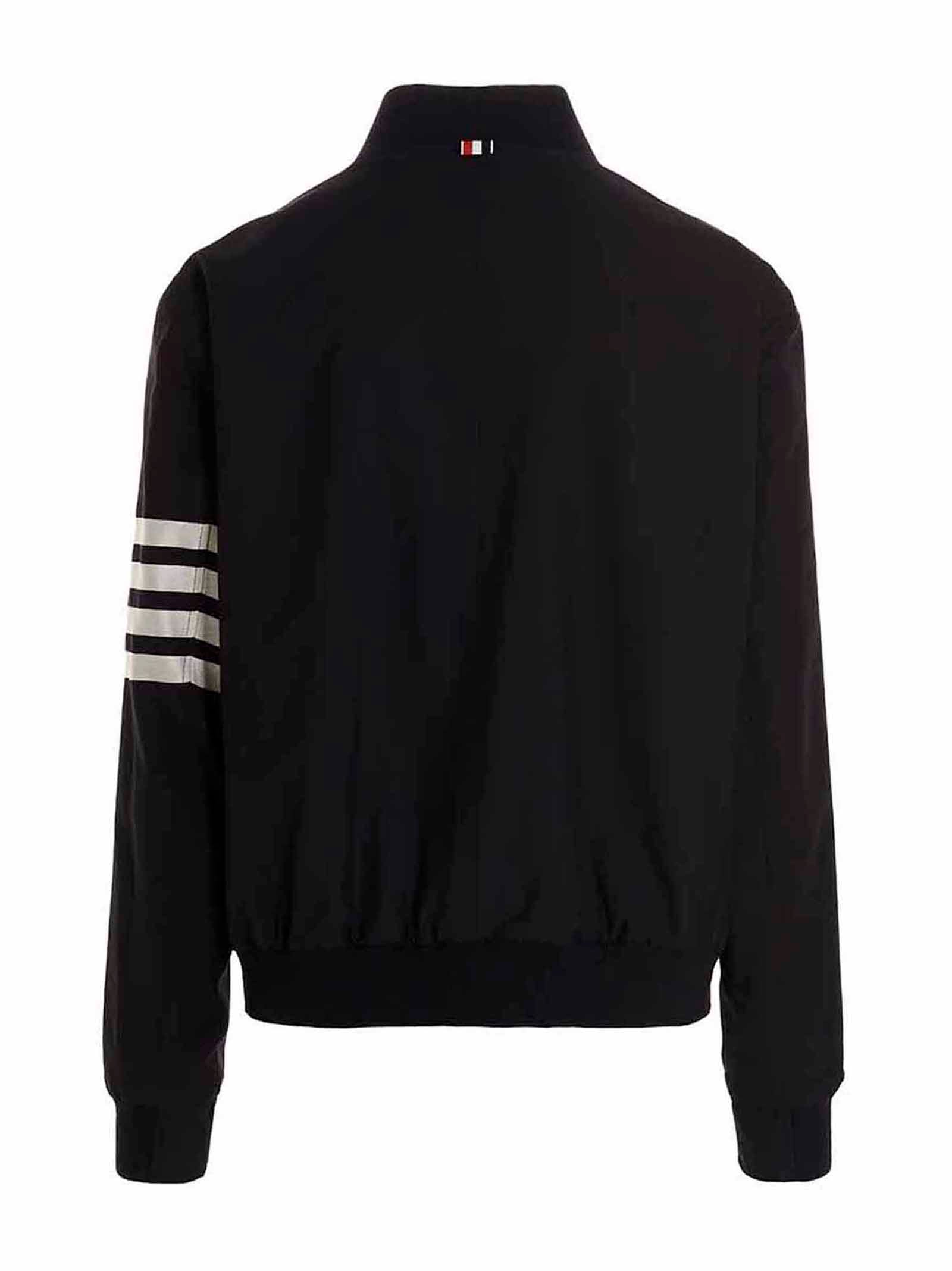Thom Browne Blue Wool Men's Bomber