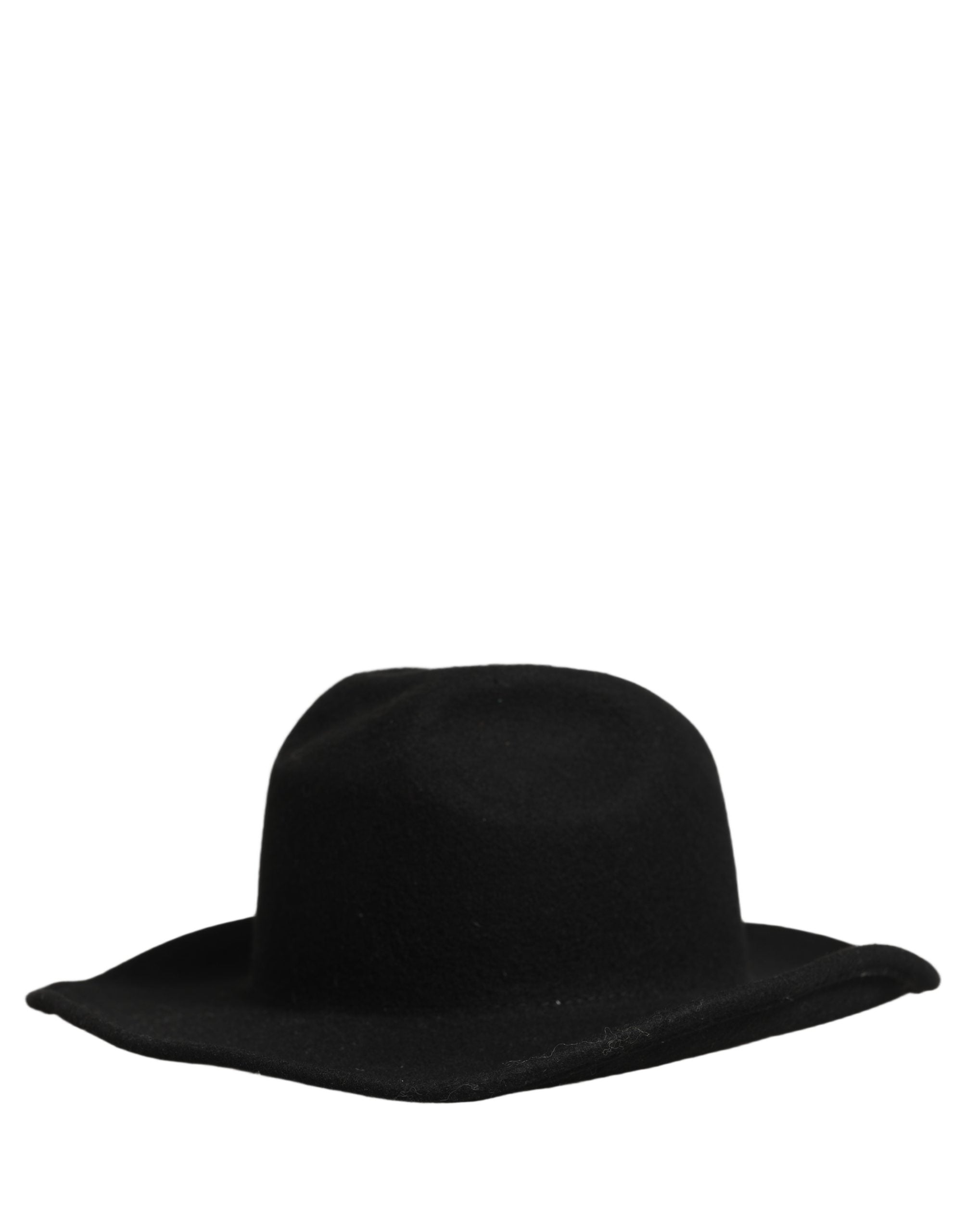 Dolce & Gabbana Men Black Classic Wide Brim Fedora Capello Men's Hat (Pre-Owned)