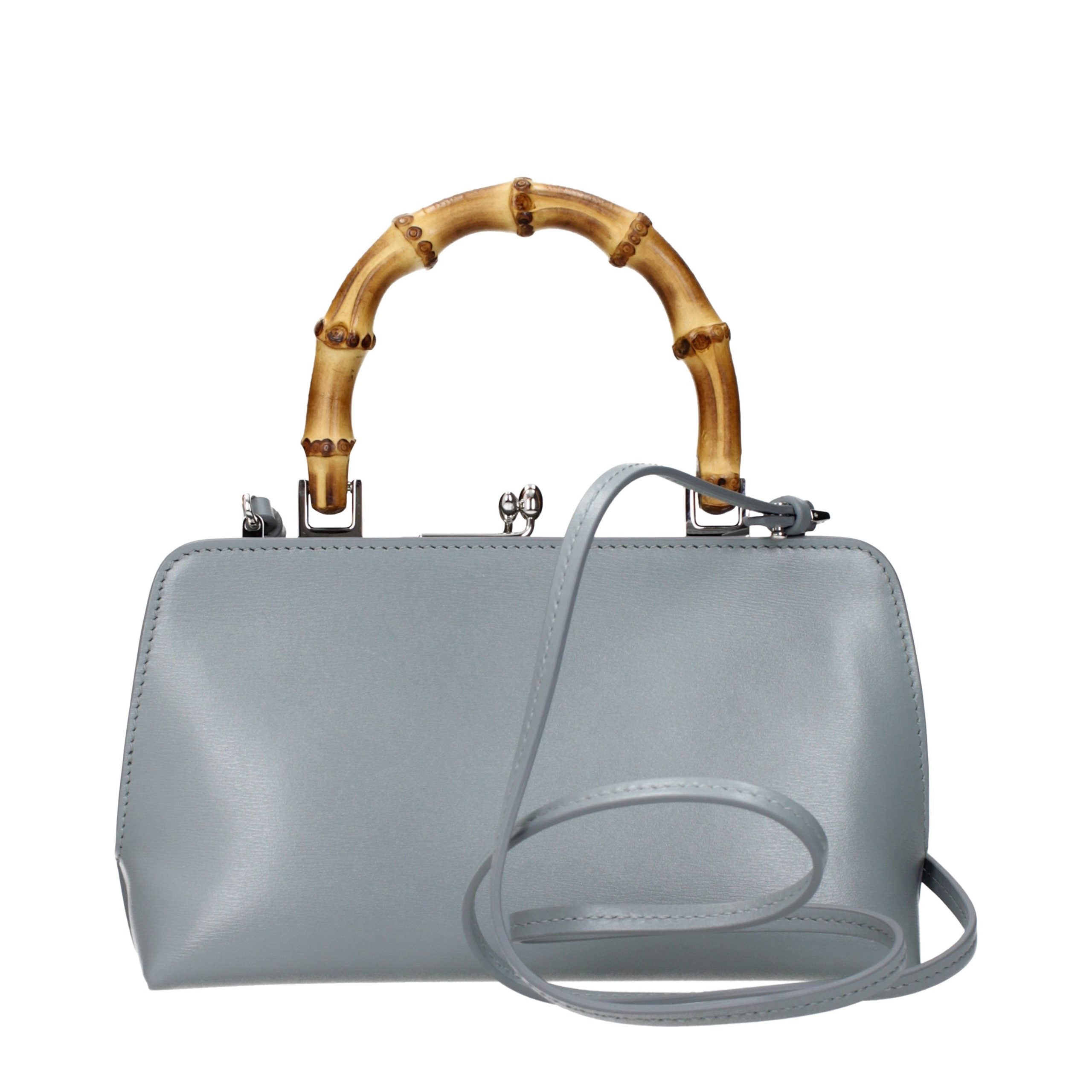 Jil Sander Gray Leather Women's Handbag