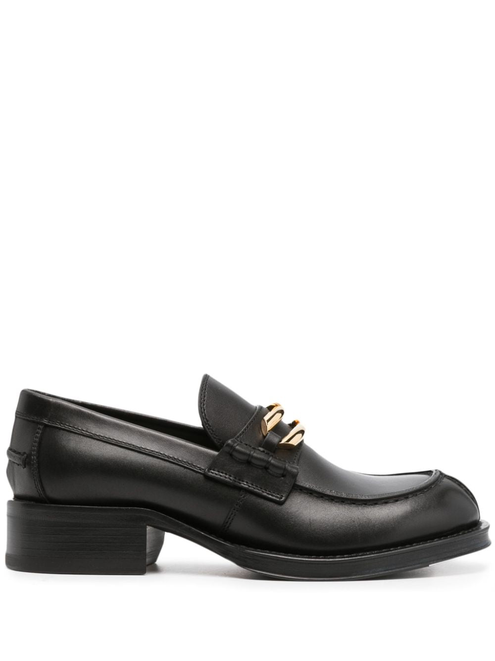 Lanvin Women's Black Medley Leather Loafers