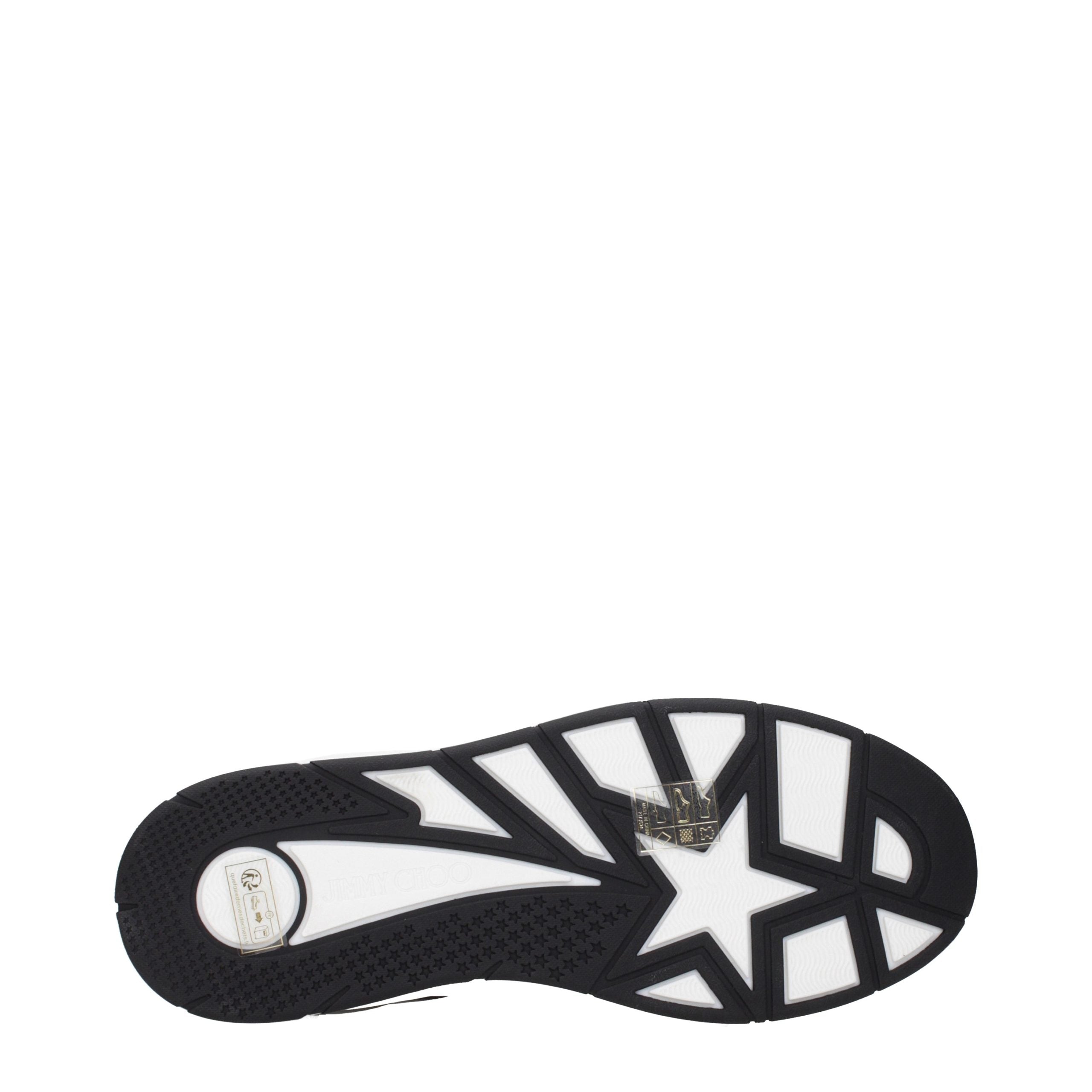 Jimmy Choo Black Leather Low Top Women's Sneakers