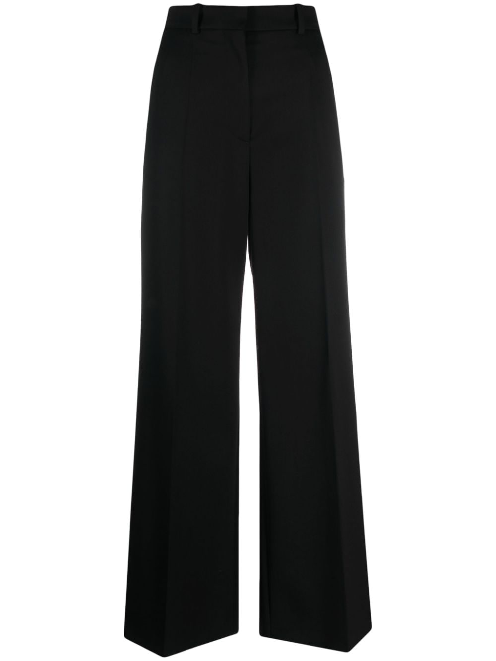 Lanvin Women's Wide Leg Wool Trousers