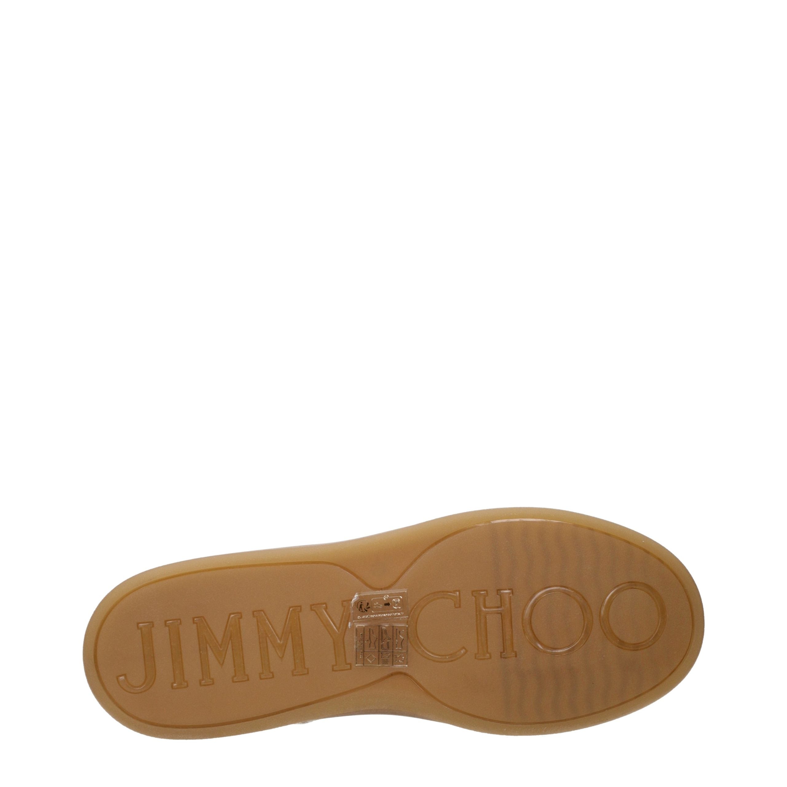Jimmy Choo Beige Leather Men's Sneakers