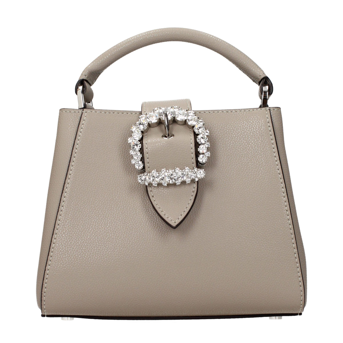 Jimmy Choo Gray Leather Women's Handbag
