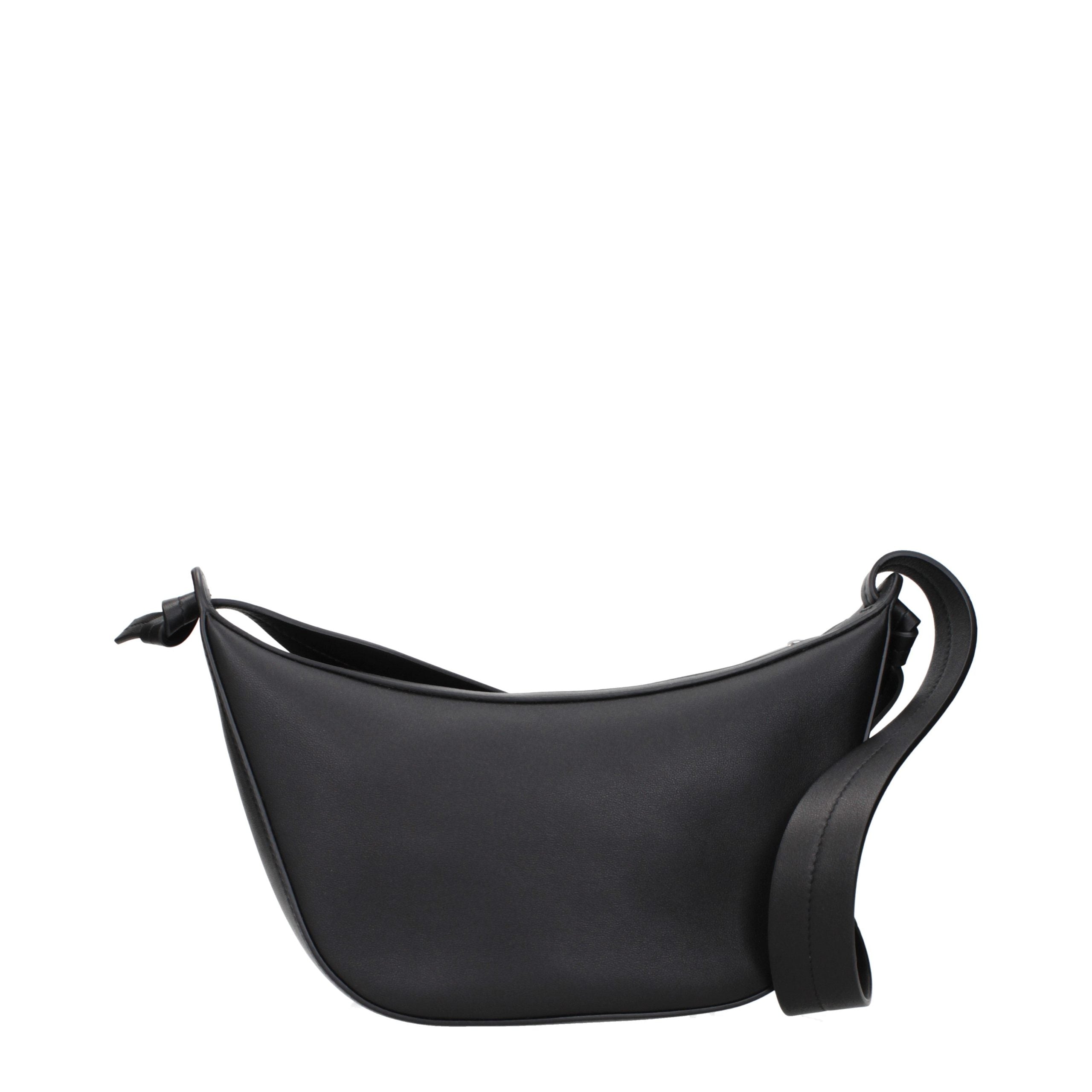 Jil Sander Black Leather Shoulder Women's Bag