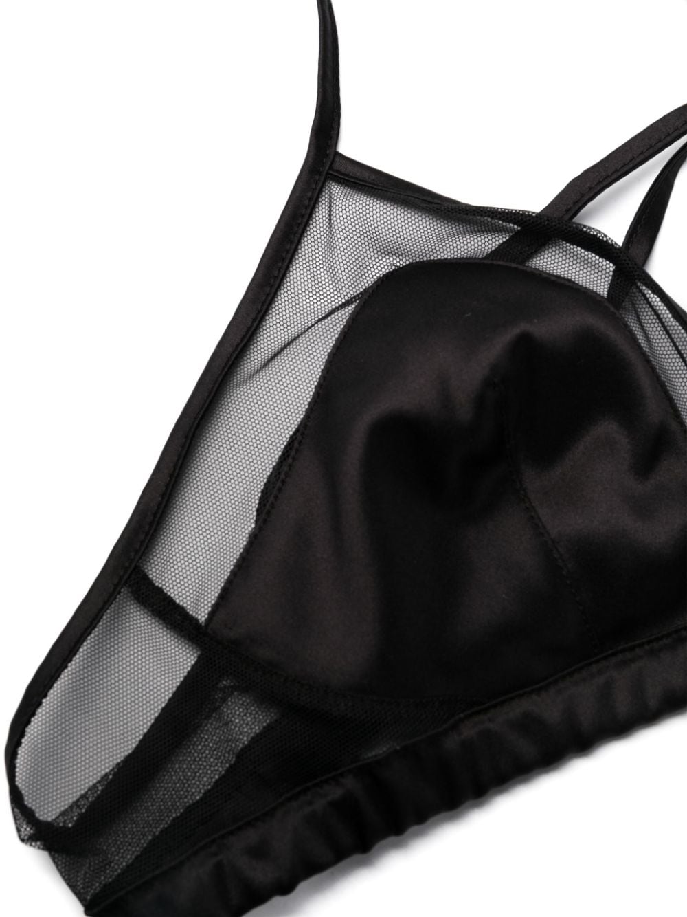 Dolce & Gabbana Women's Panelled Tulle Satin Bra