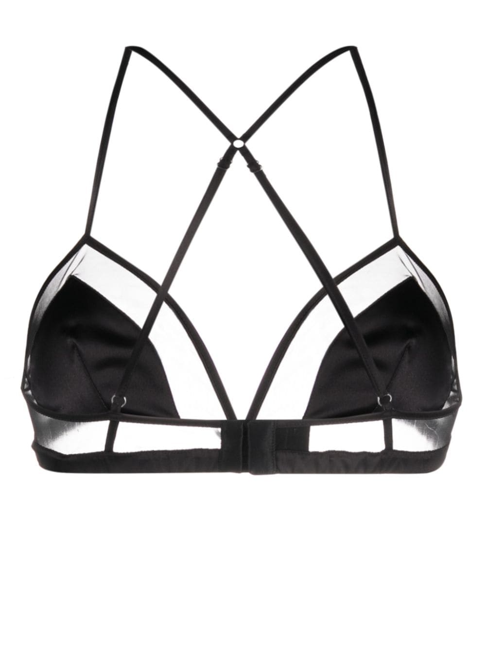 Dolce & Gabbana Women's Panelled Tulle Satin Bra